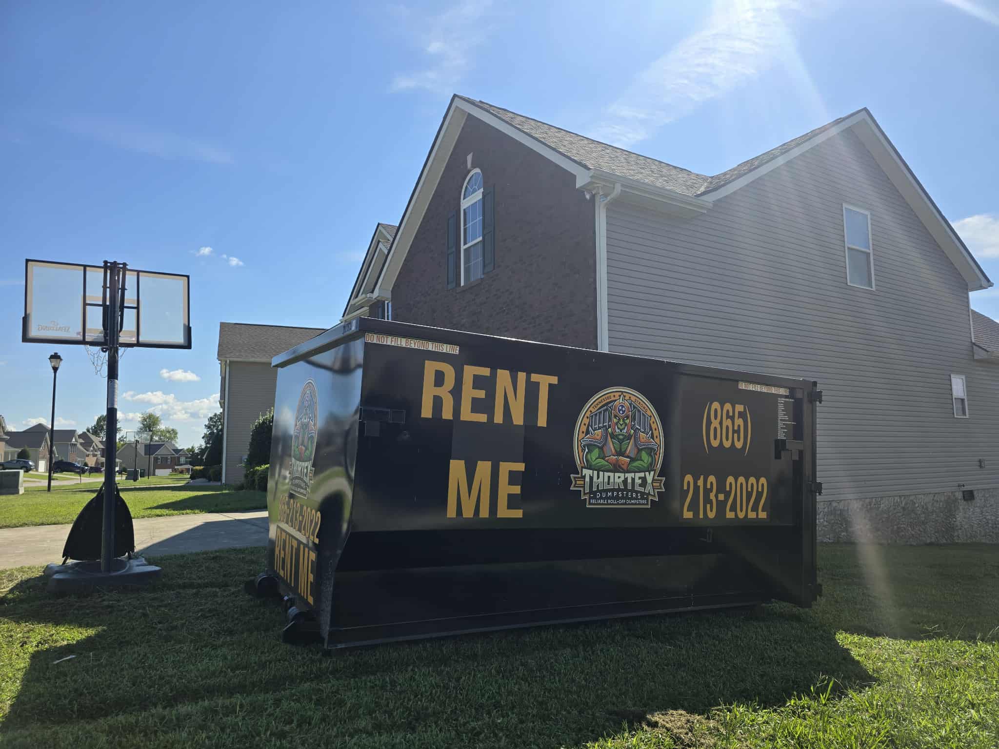 Thortex Dumpsters dump trailer rental photo