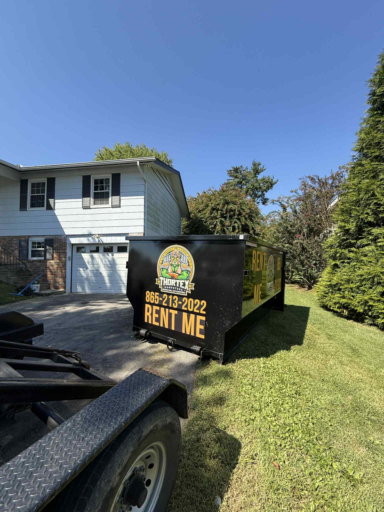Thortex Dumpsters project image for local dumpster rental service
