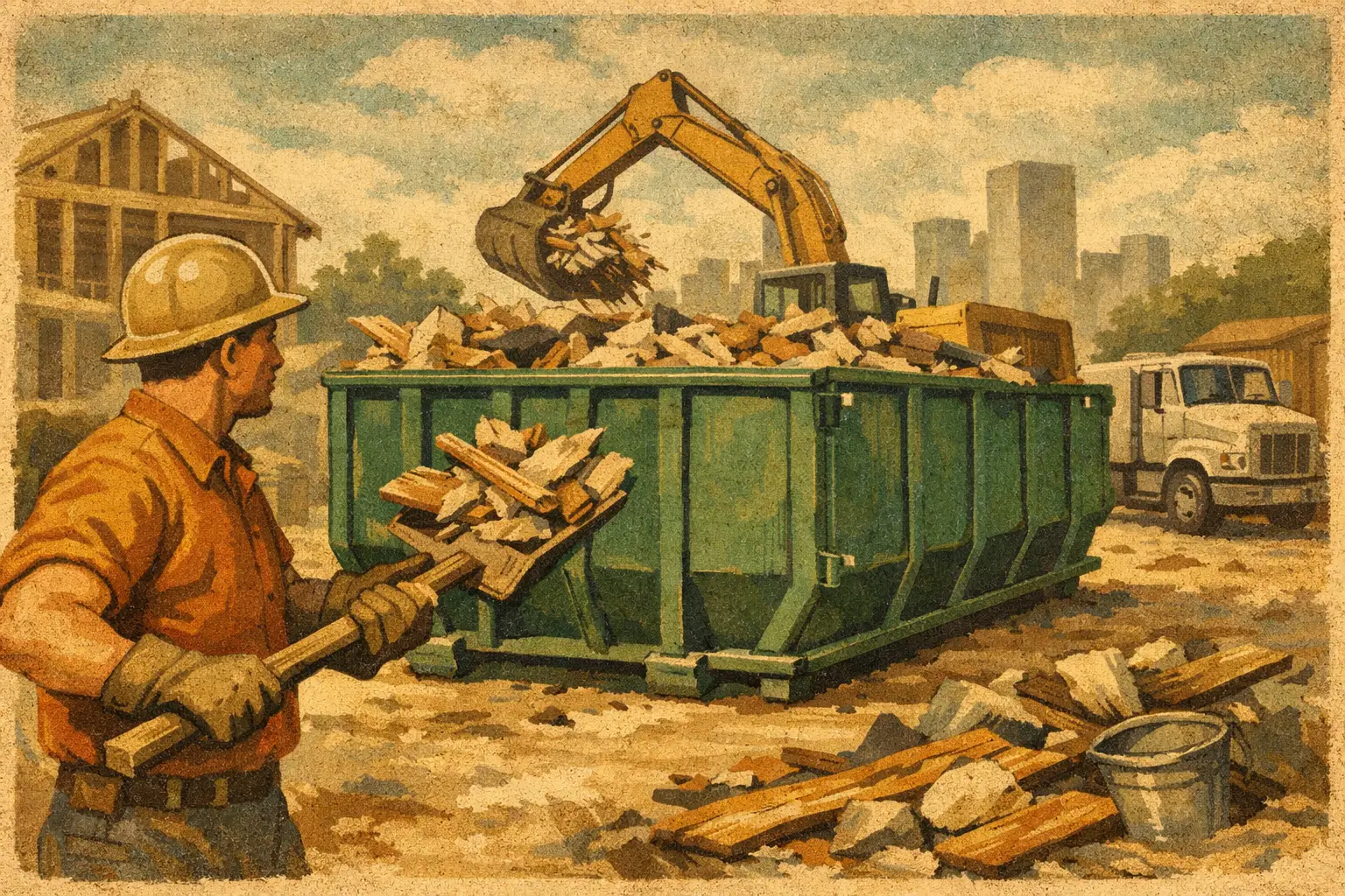 Construction Debris Dumpster Rental Made Simple