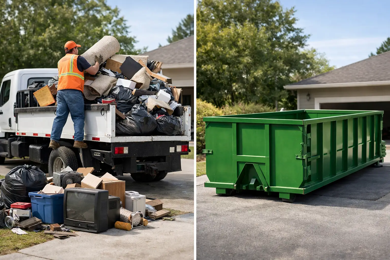 Junk Removal or Dumpster Rental for Your Project?